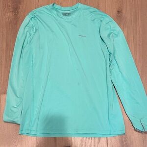Patagonia Men's Turquoise Long Sleeve Tee